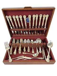 (74 pc) Towle French Provincial Sterling Silver