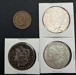 (4) Antique U.S. Coins
