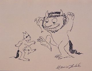 Maurice Bernard Sendak, Manner of/ Attributed to: Max and The Wild Thing
