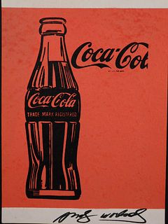 Andy Warhol  Attr. : Coca-Cola bottle