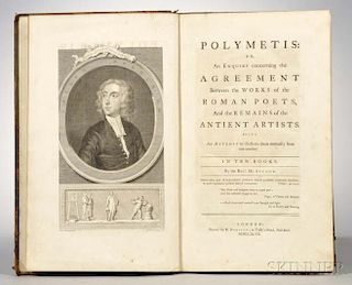 Spence, Reverend Joseph (1699-1768) Polymetis.