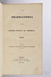 The Pharmacopoeia of the United States of America 1820.