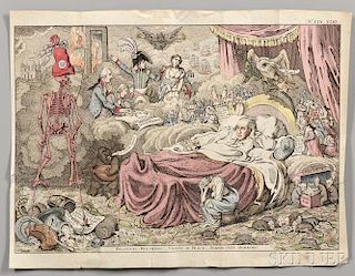 Gillray, James (1756-1815) Political Dreamings! Visions of Peace! Perspective Horrors!