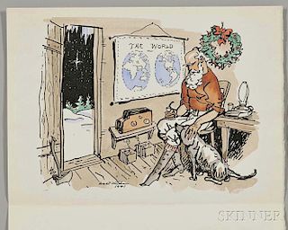 Kuhn, Walt (1877-1949) Six Christmas Cards.