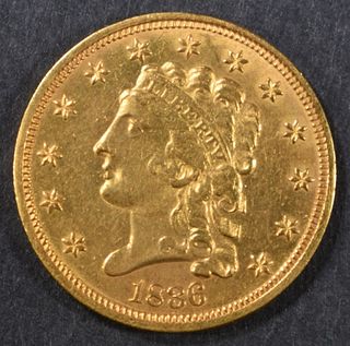 1836 GOLD $2.5 LIBERTY   CH BU