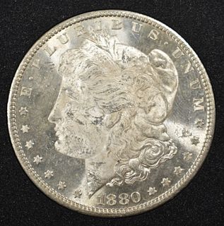 1880 S MORGAN DOLLAR  XF/AU