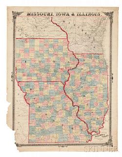 Missouri, Iowa, & Illinois.