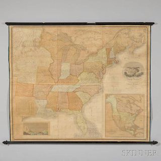 United States. David H. Vance (fl. circa 1825) Map of the United States of North America Compiled from the Latest and Most Au