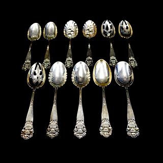 Towle "Georgian" Sterling Silver Serving Spoons