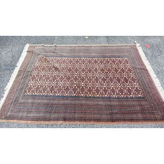 Middle Eastern Multi Color Red Rug