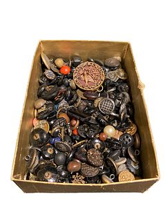 Collection Antique Victorian Buttons 