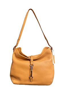 Tan COACH Leather Shoulder Bag