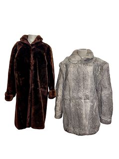 Two Vintage Fur Coats 
