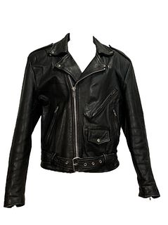 Vintage WILSONS Unisex Motorcycle Leather Jacket 