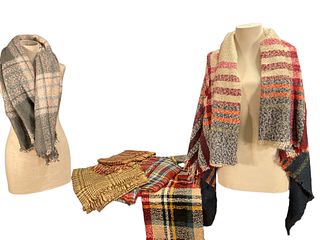 Collection Assorted Colored Blanket Scarves 