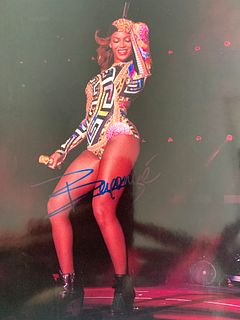 Beyoncé
signed photo