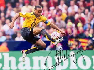 Thierry Henry signed photo