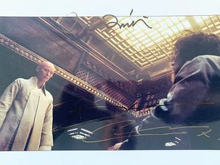 Doctor Strange Tilda Swinton and Benedict Cumberbatch signed movie photo