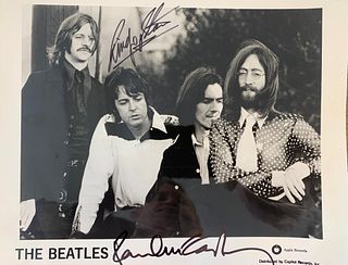 The Beatles signed photo