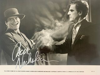Jack Nicholson Batman signed photo