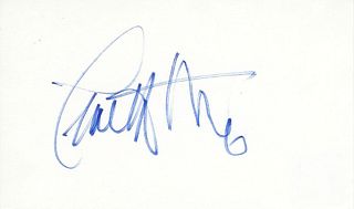 Charlton Heston original signature 