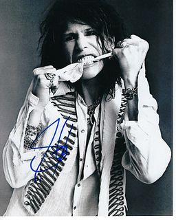 Steven Tyler signed Aerosmith  photo