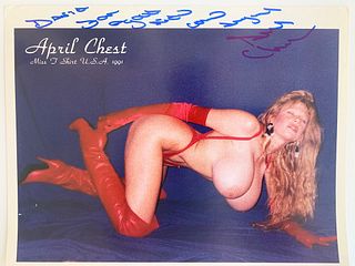 April Chest signed photo