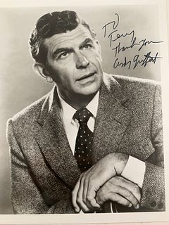 Andy Griffith signed photo
