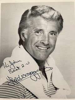 Lyle Waggoner signed photo