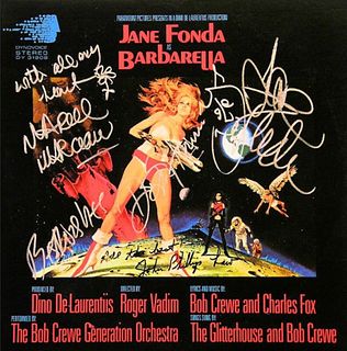 Barbarella signed 1968 movie soundtrack