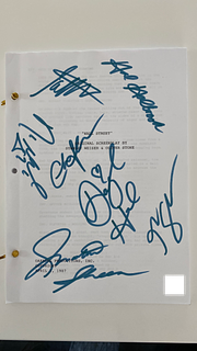 Wall Street original signed screenplay 