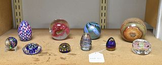 Group of (10) Paperweights.