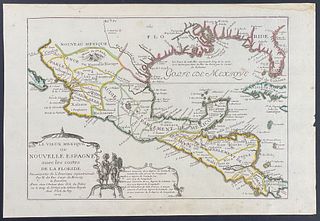 Fer - Map of Central and lower North America (including Florida, Texas, and part of California)