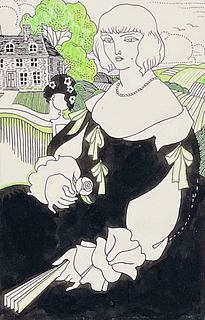 Schmied - Frontispiece: Original Illustration by Maximilien Vox, most noted illustrator of Jane Austen novels