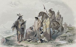 Karl Bodmer - Crow Indians. 13