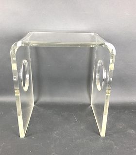 MCM Style Lucite End Table