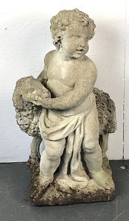 A Composition Figure of Boy With Lamb
