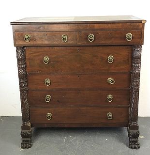 American Empire 6 Drawer Chest