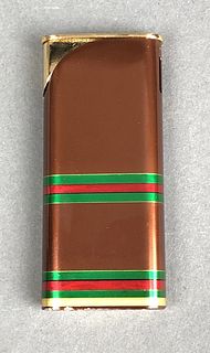 Vintage Gucci Striped Butane Lighter