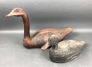 Wooden Duck and Goose Decoy