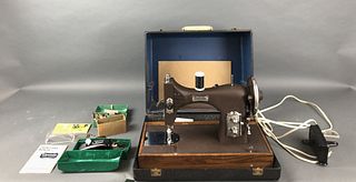 Domestic Electric Sewing Machine in Case