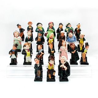 24pc Royal Doulton Figurines, Charles Dickens' Characters