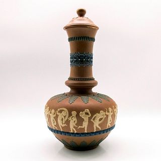 Royal Doulton Lambeth Siliconware Vase Genie Jug Bottle Lid