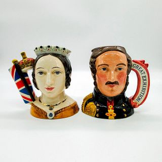 Queen Victoria/Prince Albert - Small - Royal Doulton Character Jugs