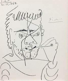 Pablo Picasso - Le Fumeur (Hommage a Daniel-Henry Kahnweiler)