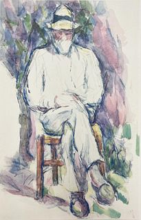 Paul Cezanne (After) - Portrait De Vallier