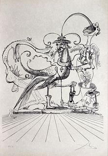 Salvador Dali - Untitled from "Les Songes Drolatiques