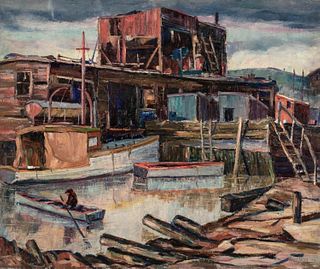 Louis Bosa Oil, Wharf