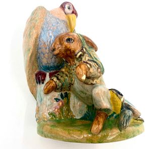 Edris Eckhardt Glazed Ceramic Sculpture, The Tortoise and the Hare