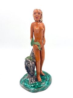 Dorothy S. Harkins Glazed Ceramic Sculpture, Eve